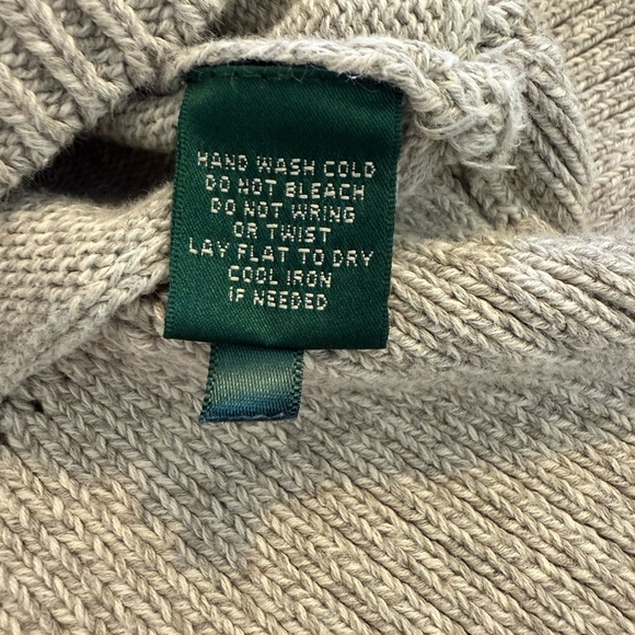 Lauren Ralph Lauren 4-Button Metal 100% Cotton Knit Sailing Cardigan Sz XL - Picture 4 of 9